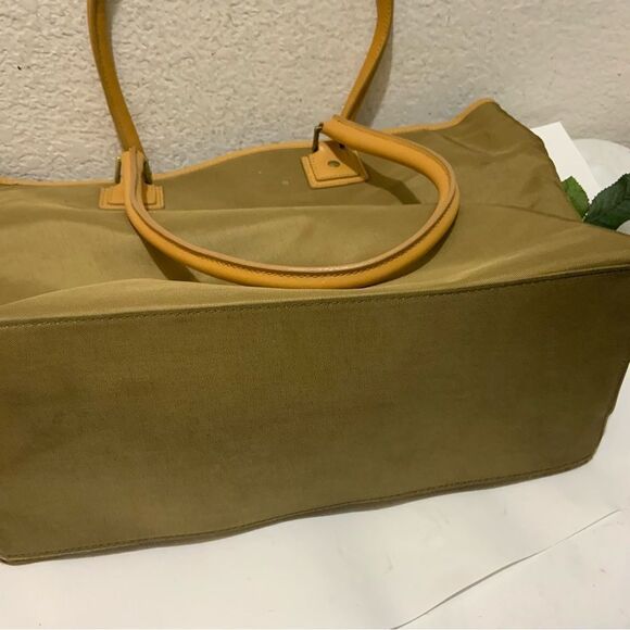 HARTMANN CANVAS LEATHER TRIM LARGE TOTE TRAVEL BAG - Picture 8 of 16